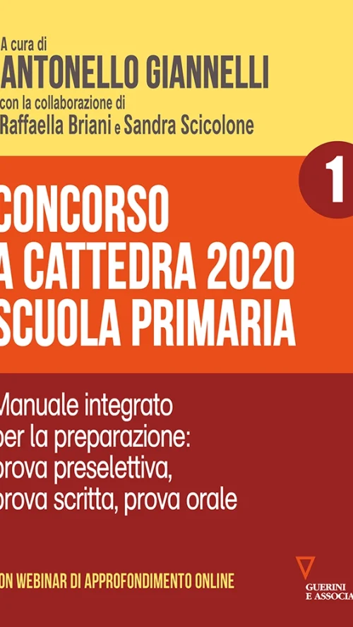 Concorso a cattedra 2020, Scuola primaria, Volume 1