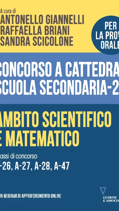 Concorso a cattedra, Scuola secondaria, Volume 2c