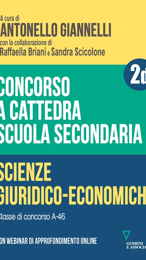 Concorso a cattedra, Scuola secondaria, Volume 2d