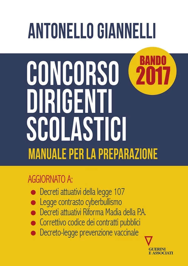 Concorso dirigenti scolastici. Bando 2017