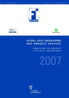 Guida agli operatori del Project Finance 2007